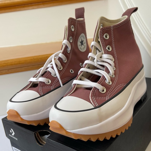 NWT Converse Run Star Hike Platform saddle high top Chuck Taylor sneaker - Picture 9 of 11